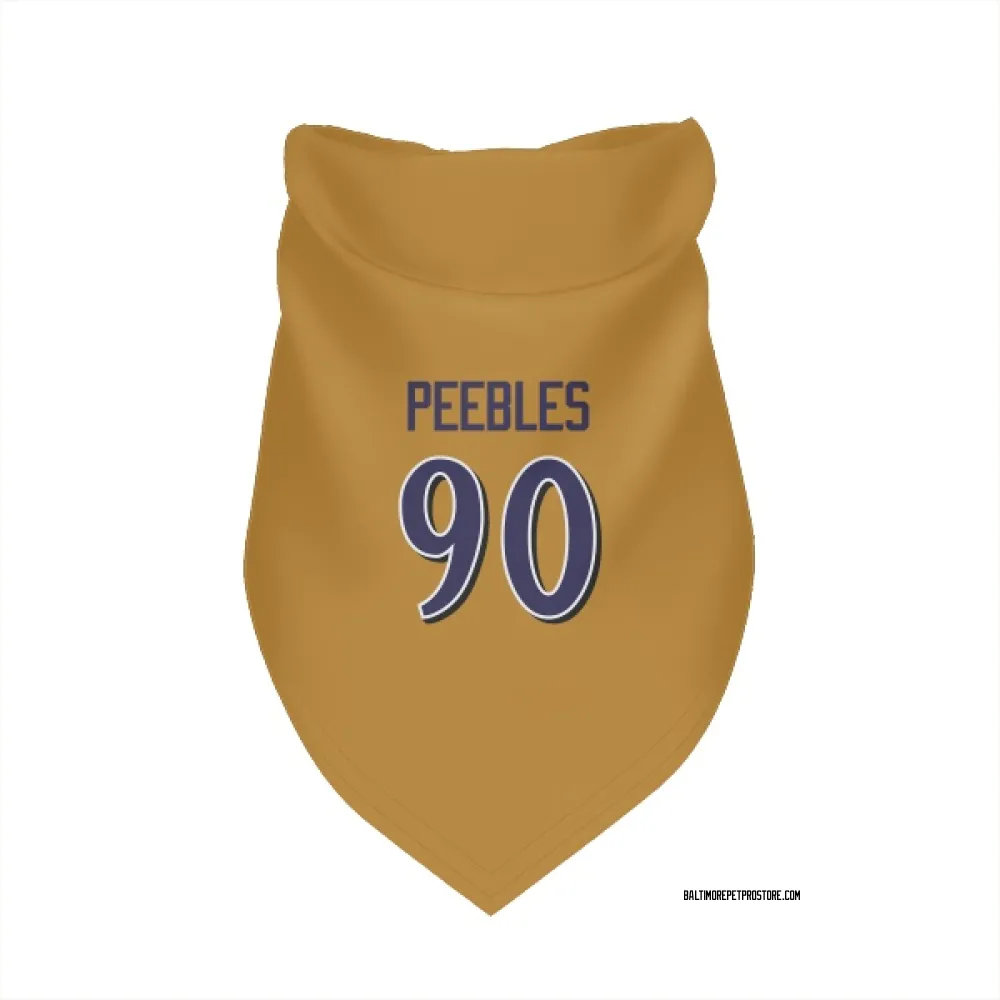 Baltimore Ravens Aeneas Peebles Gold Pet Bandana for Dog & Cat
