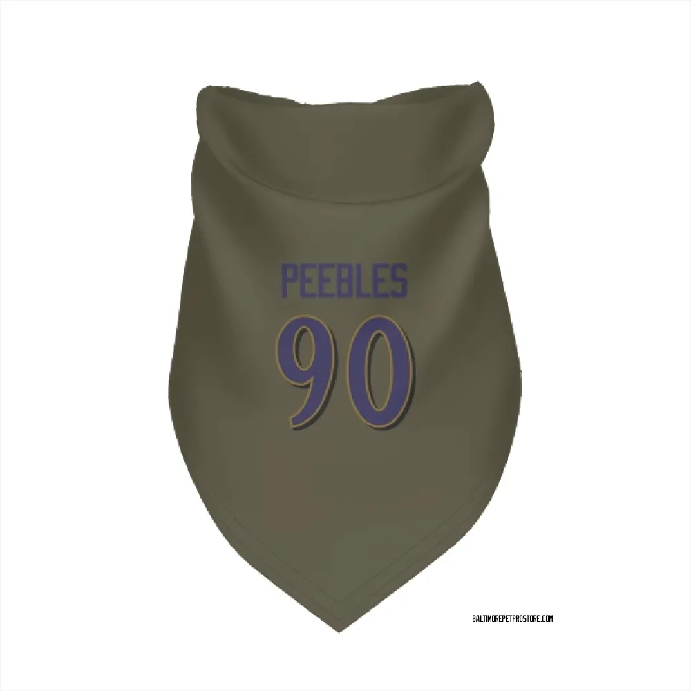 Baltimore Ravens Aeneas Peebles Olive Pet Bandana for Dog & Cat
