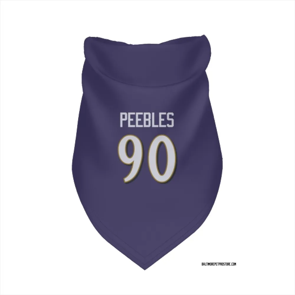 Baltimore Ravens Aeneas Peebles Purple Pet Bandana for Dog & Cat