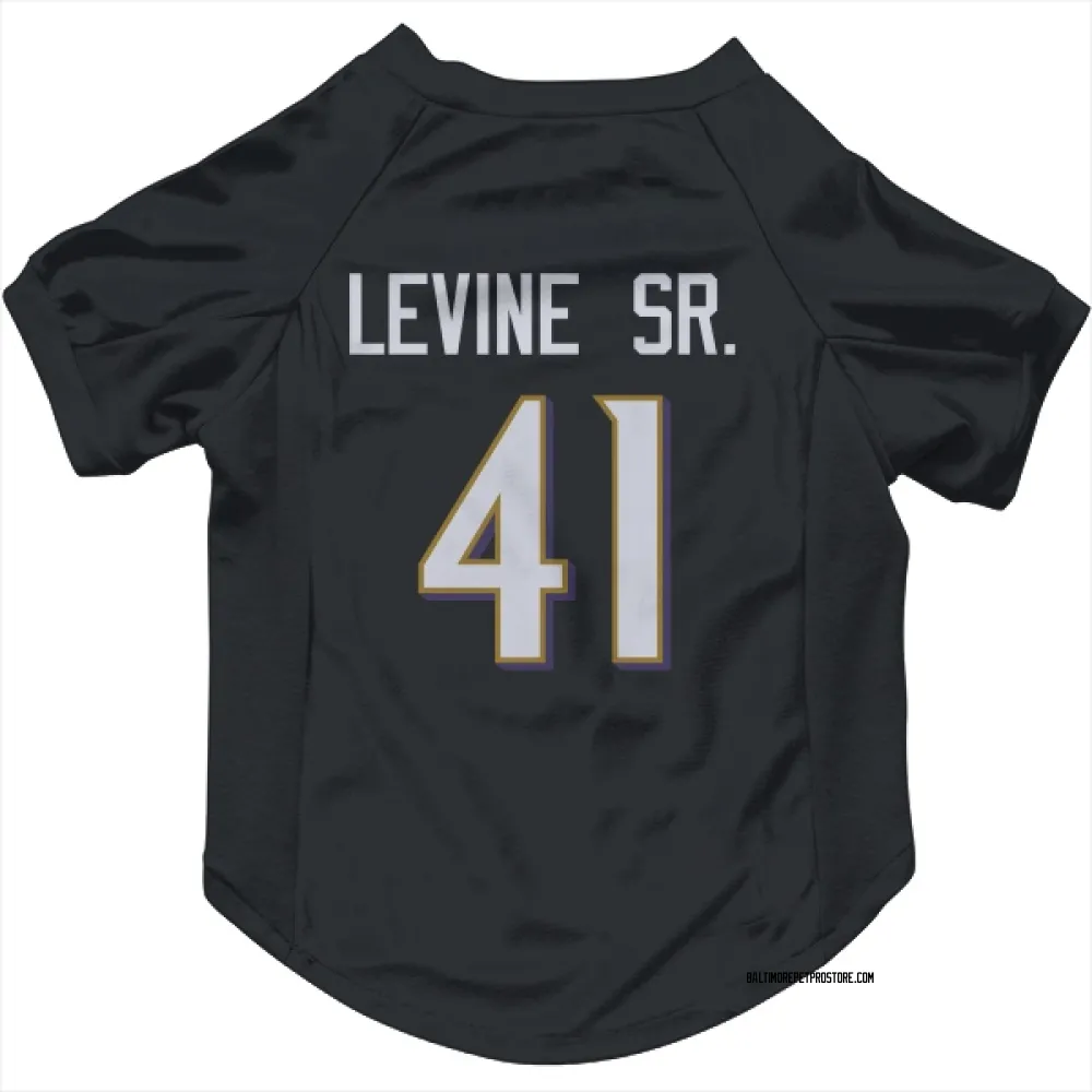 Baltimore Ravens Anthony Levine Sr. Black Pet Jersey for Dog & Cat