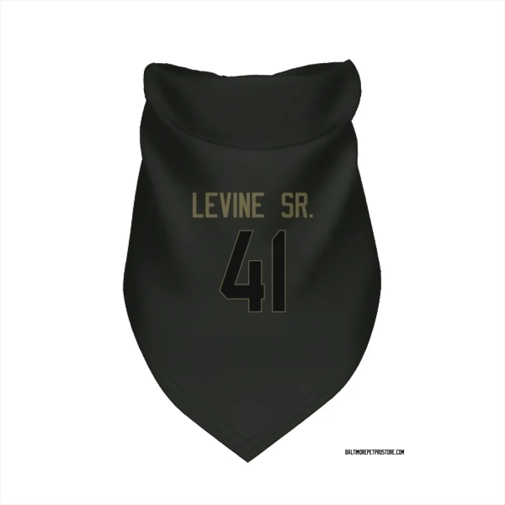 Baltimore Ravens Anthony Levine Sr. Black Service Pet Bandana for Dog & Cat
