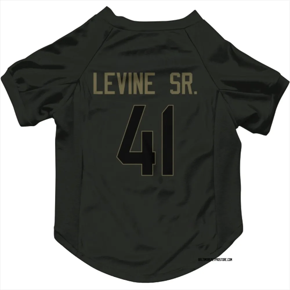 Baltimore Ravens Anthony Levine Sr. Black Service Pet Jersey for Dog & Cat