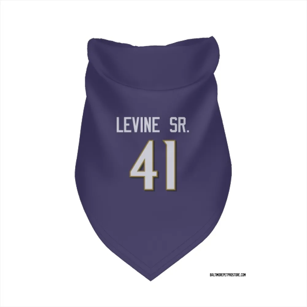 Baltimore Ravens Anthony Levine Sr. Purple Pet Bandana for Dog & Cat