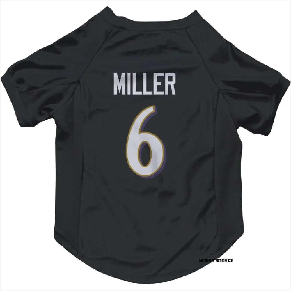Baltimore Ravens Anthony Miller Black Pet Jersey for Dog & Cat