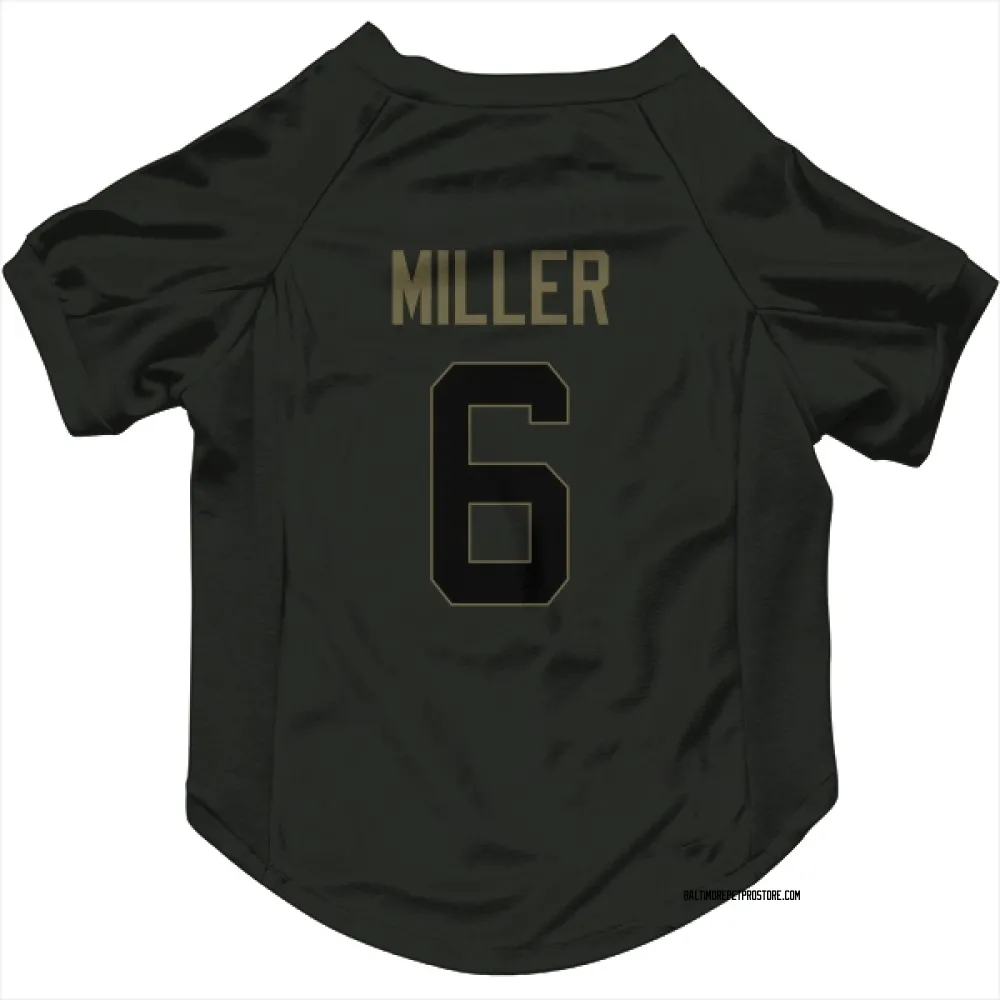 Baltimore Ravens Anthony Miller Black Service Pet Jersey for Dog & Cat