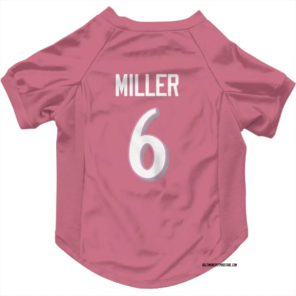 Baltimore Ravens Anthony Miller Pink Pet Jersey for Dog & Cat