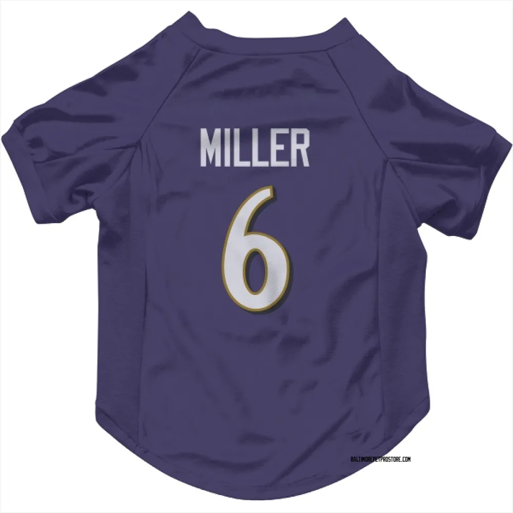 Baltimore Ravens Anthony Miller Purple Pet Jersey for Dog & Cat