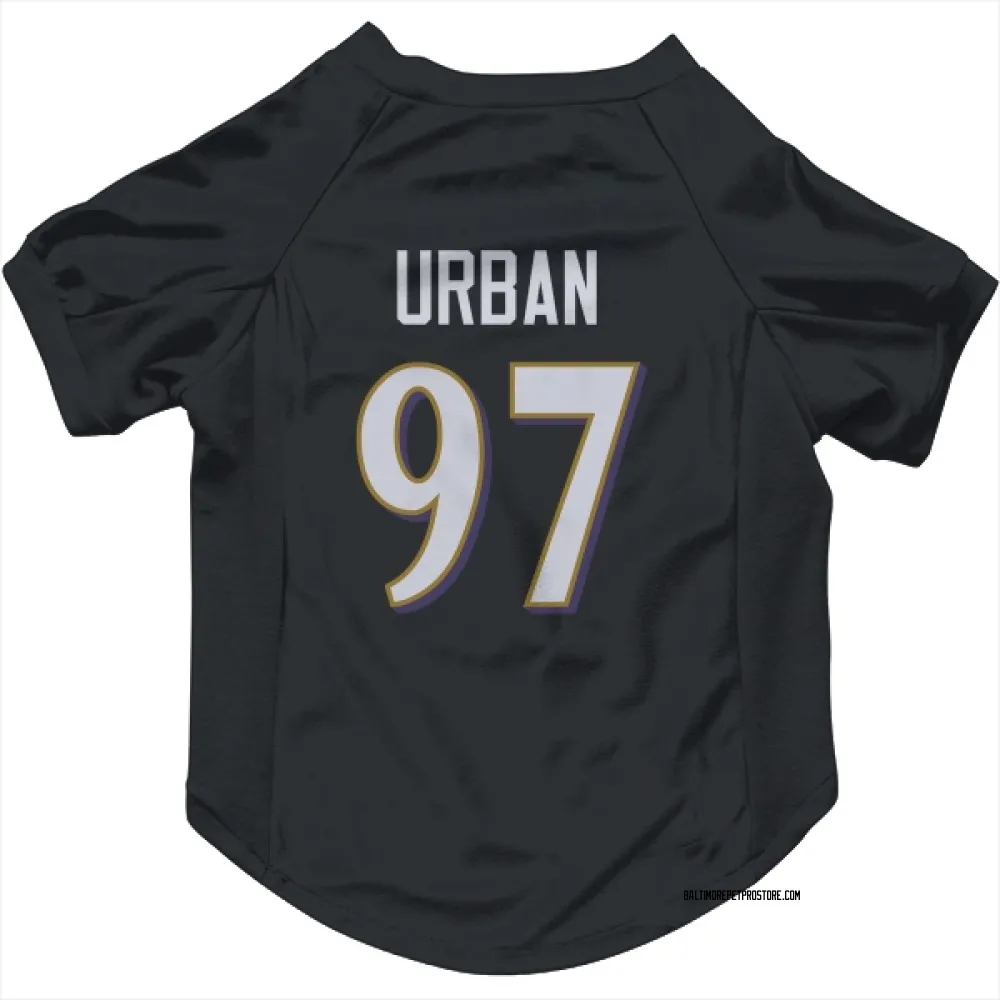 Baltimore Ravens Brent Urban Black Pet Jersey for Dog & Cat
