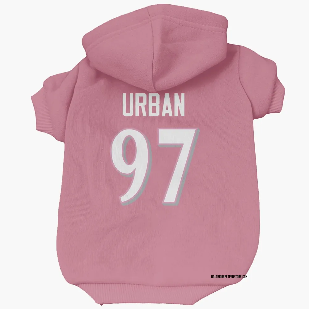 Baltimore Ravens Brent Urban Pink Pet Hoodie for Dog & Cat