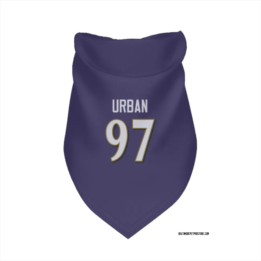 Baltimore Ravens Brent Urban Purple Pet Bandana for Dog & Cat
