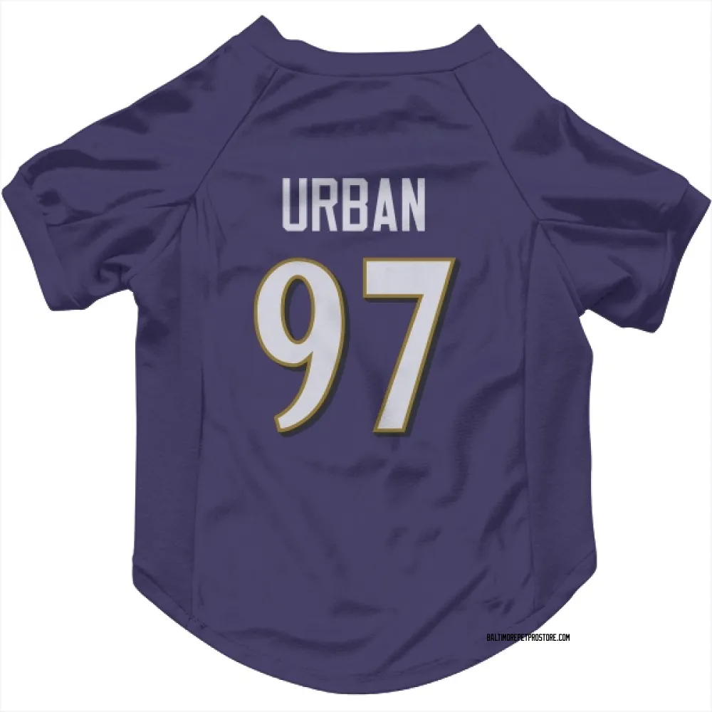 Baltimore Ravens Brent Urban Purple Pet Jersey for Dog & Cat