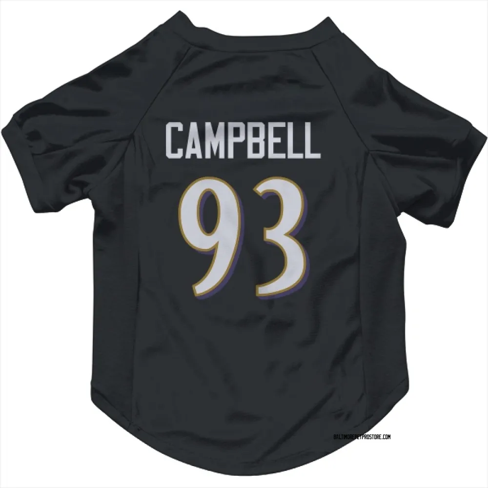 Baltimore Ravens Calais Campbell Black Pet Jersey for Dog & Cat