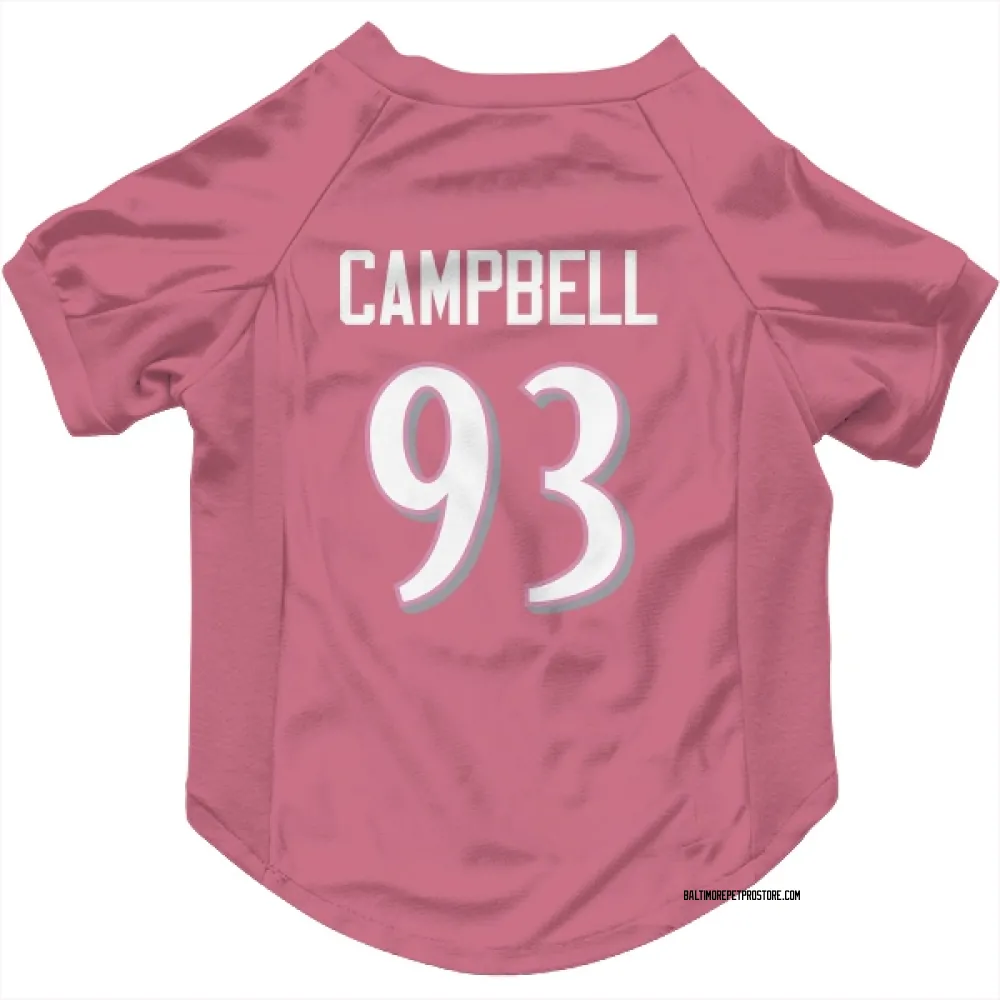 Baltimore Ravens Calais Campbell Pink Pet Jersey for Dog & Cat