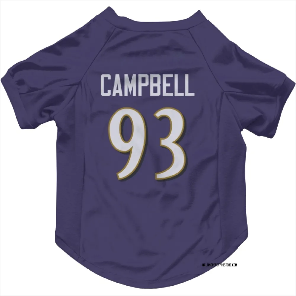 Baltimore Ravens Calais Campbell Purple Pet Jersey for Dog & Cat