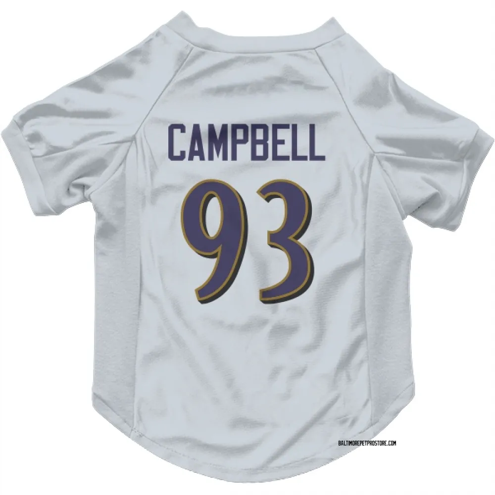 Baltimore Ravens Calais Campbell White Pet Jersey for Dog & Cat
