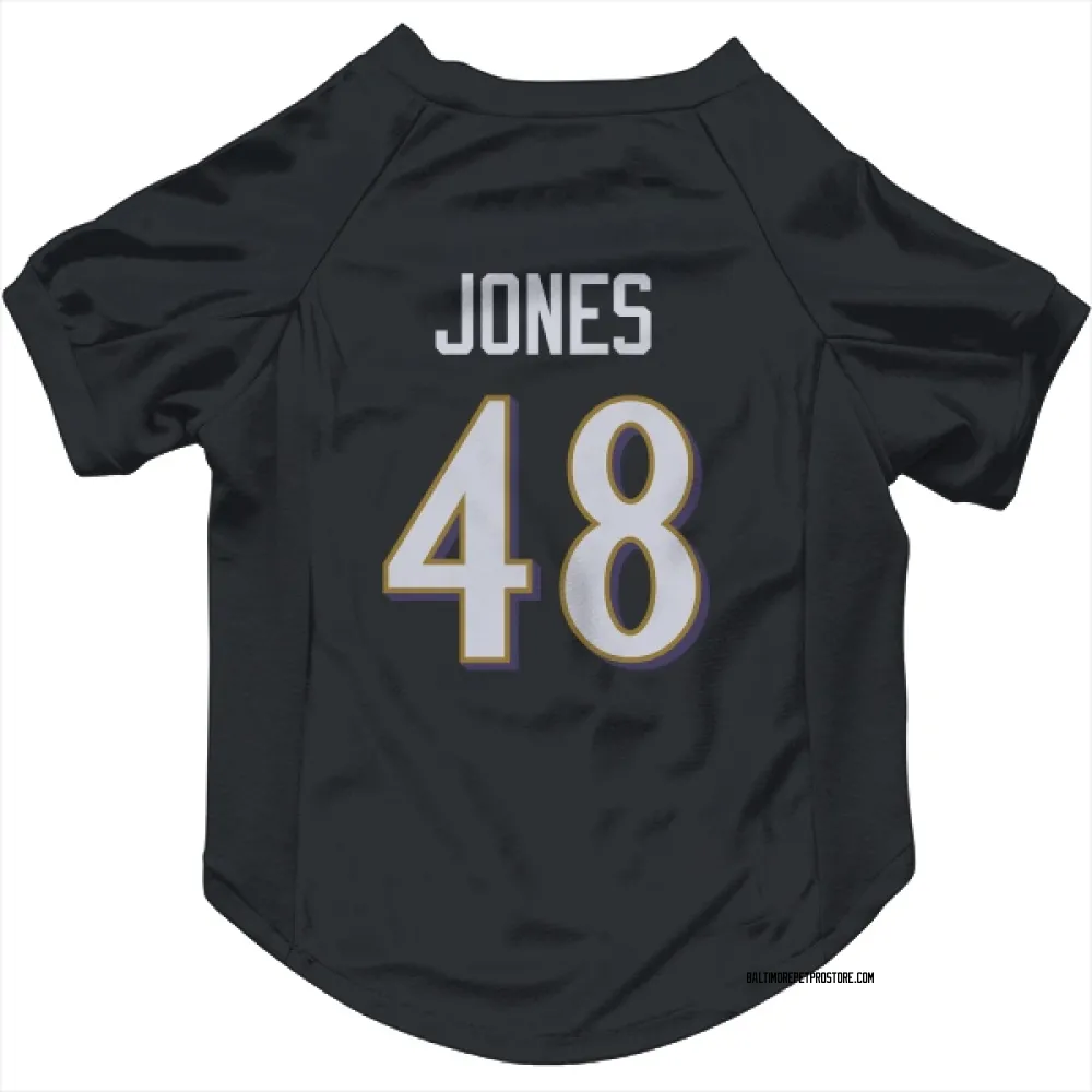 Baltimore Ravens Carl Jones Black Pet Jersey for Dog & Cat