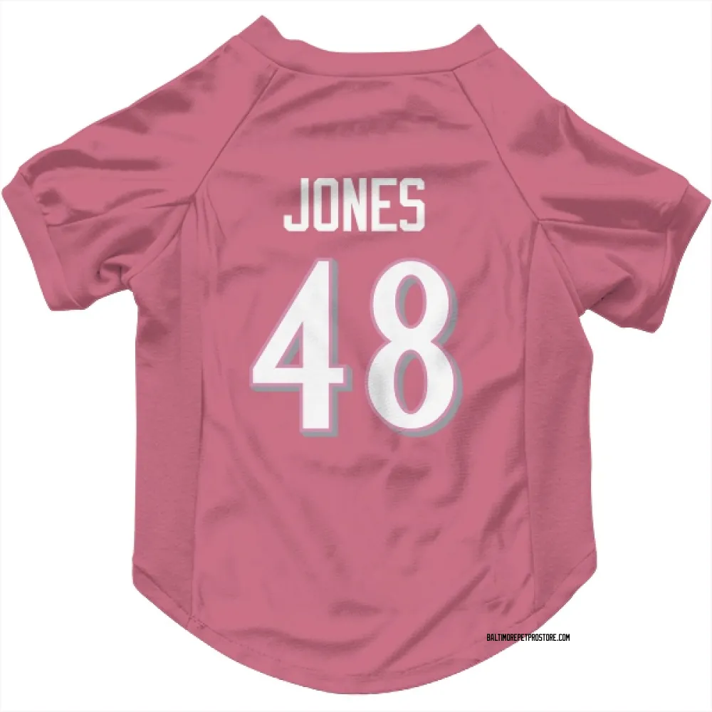 Baltimore Ravens Carl Jones Pink Pet Jersey for Dog & Cat