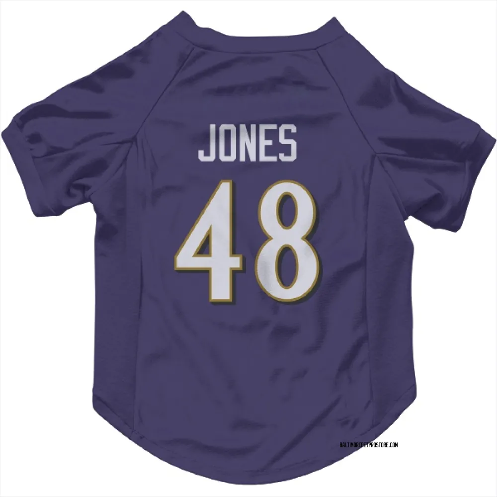 Baltimore Ravens Carl Jones Purple Pet Jersey for Dog & Cat