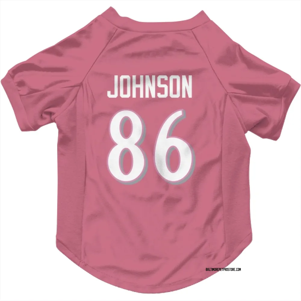 Baltimore Ravens Cornelius Johnson Pink Pet Jersey for Dog & Cat