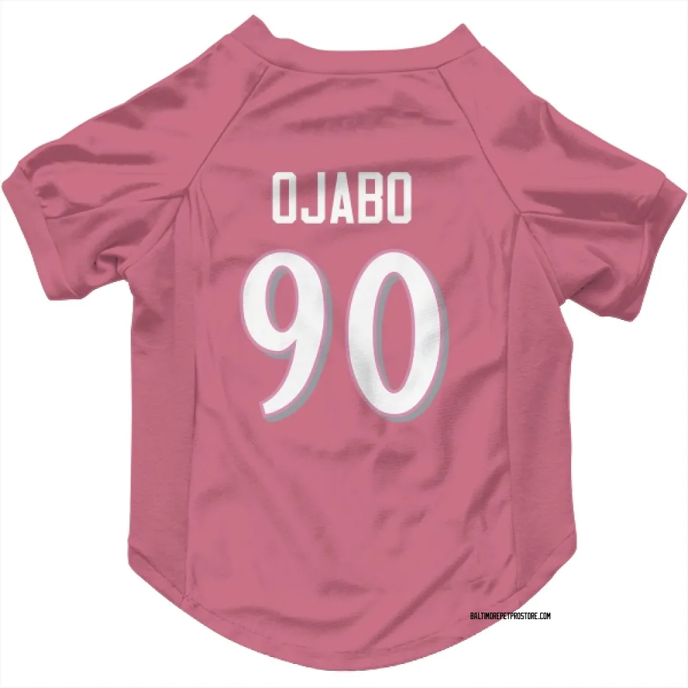 Baltimore Ravens David Ojabo Pink Pet Jersey for Dog & Cat