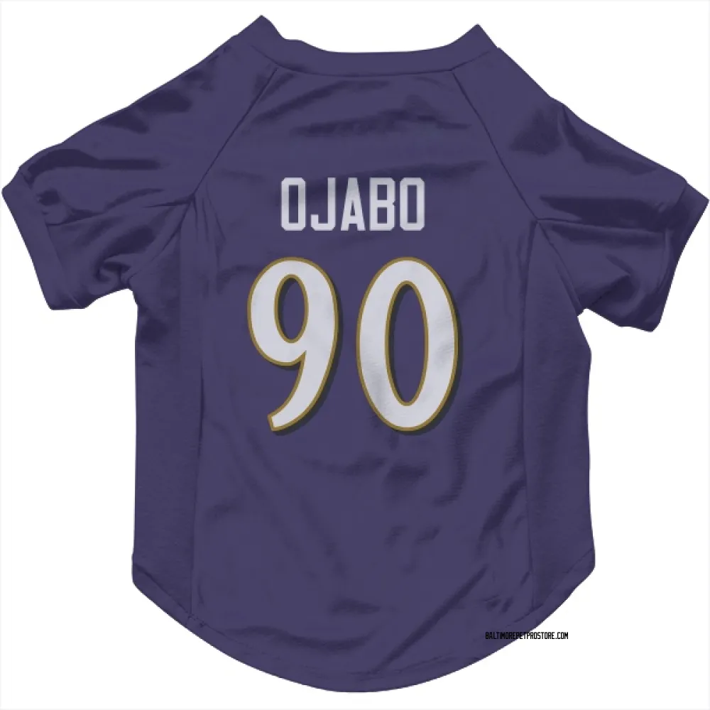 Baltimore Ravens David Ojabo Purple Pet Jersey for Dog & Cat