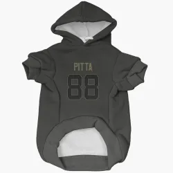 Baltimore Ravens Dennis Pitta Black Service Pet Hoodie for Dog & Cat