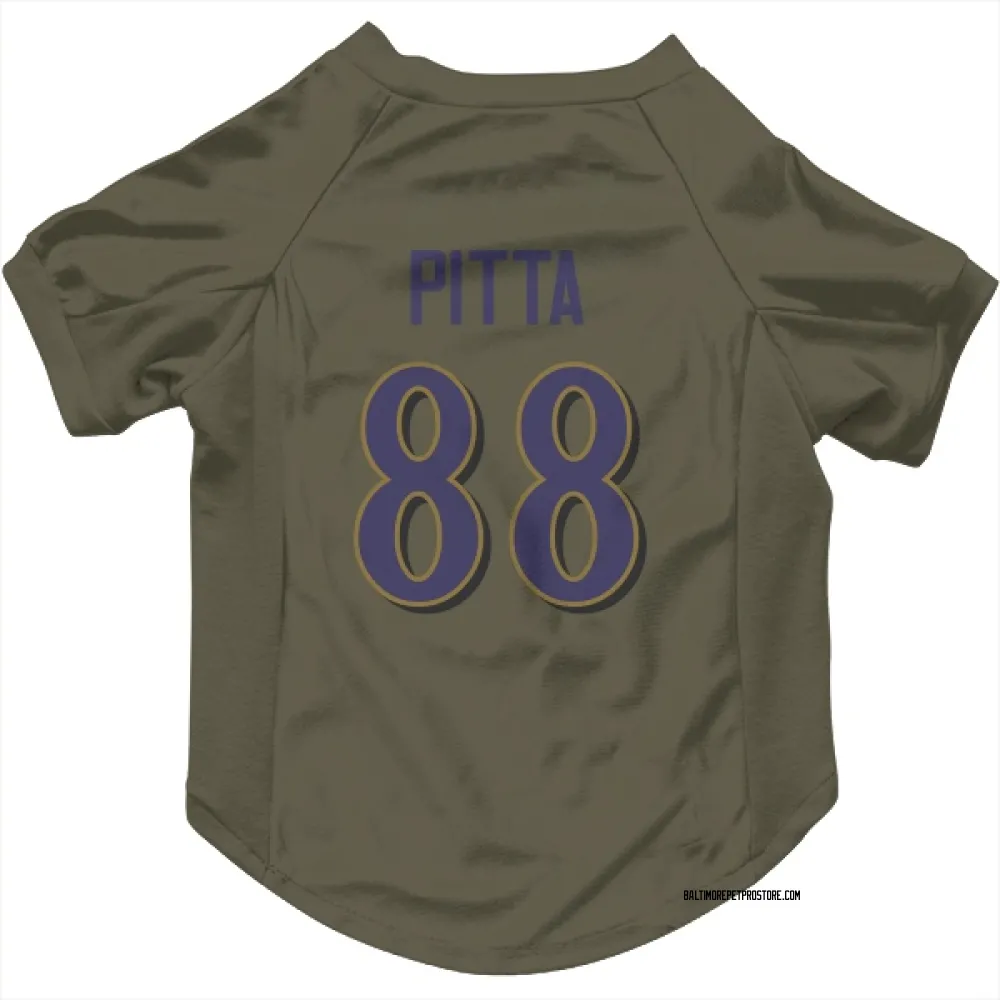 Baltimore Ravens Dennis Pitta Olive Pet Jersey for Dog & Cat