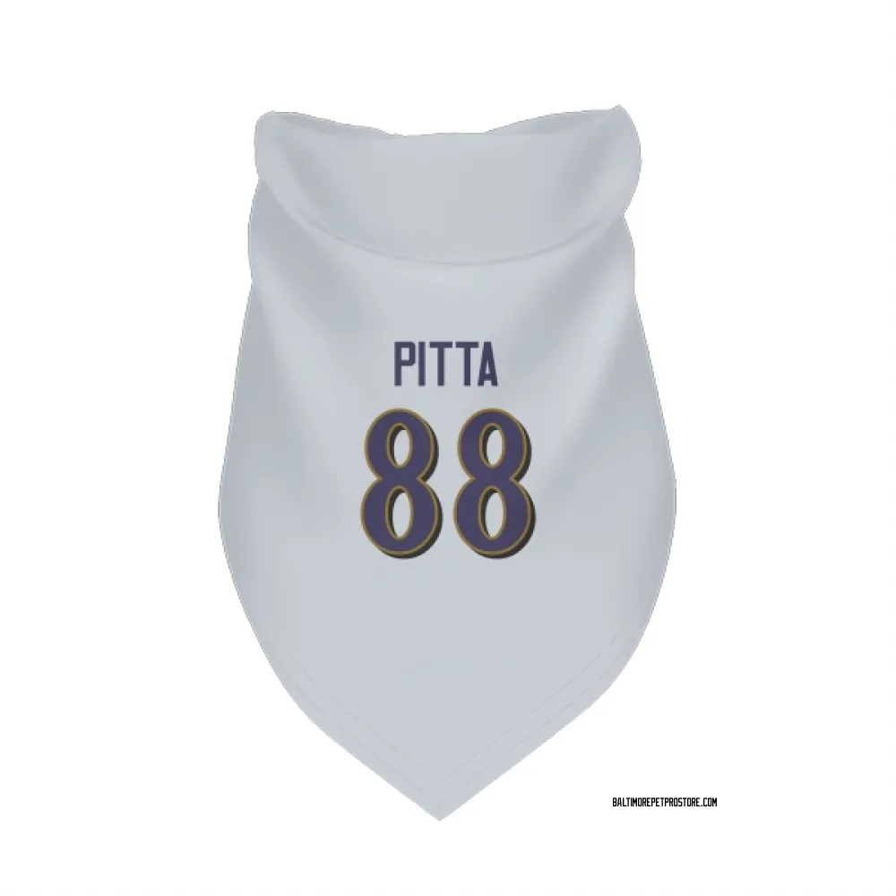 Baltimore Ravens Dennis Pitta White Pet Bandana for Dog & Cat