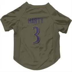Baltimore Ravens Deonte Harty Olive Pet Jersey for Dog & Cat