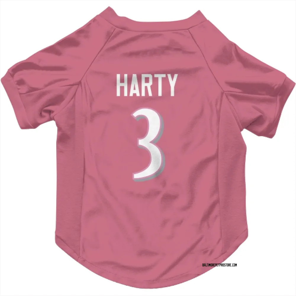Baltimore Ravens Deonte Harty Pink Pet Jersey for Dog & Cat