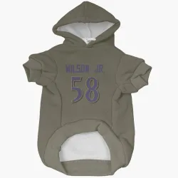 Baltimore Ravens Dion Wilson Jr. Olive Pet Hoodie for Dog & Cat