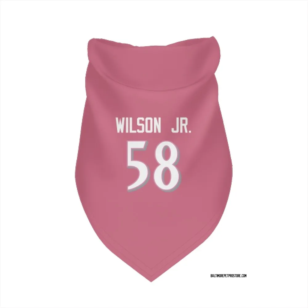 Baltimore Ravens Dion Wilson Jr. Pink Pet Bandana for Dog & Cat