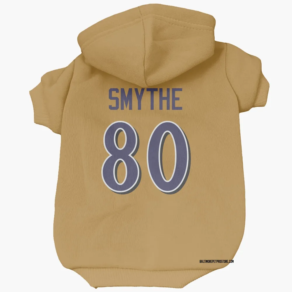 Baltimore Ravens Durham Smythe Gold Pet Hoodie for Dog & Cat