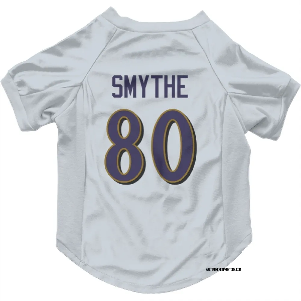 Baltimore Ravens Durham Smythe White Pet Jersey for Dog & Cat