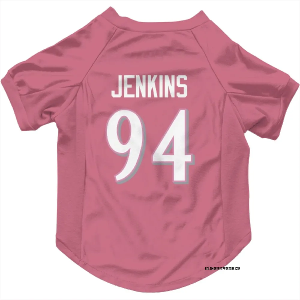 Baltimore Ravens John Jenkins Pink Pet Jersey for Dog & Cat