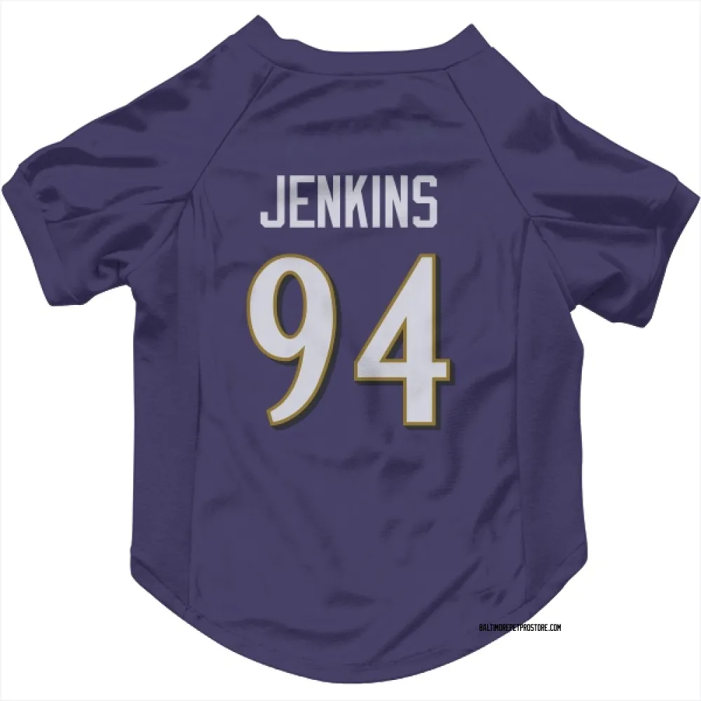 Baltimore Ravens John Jenkins Purple Pet Jersey for Dog & Cat
