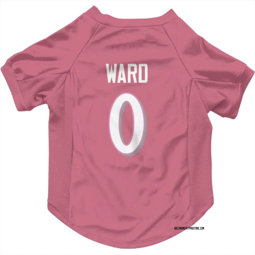Baltimore Ravens Jonathan Ward Pink Pet Jersey for Dog & Cat