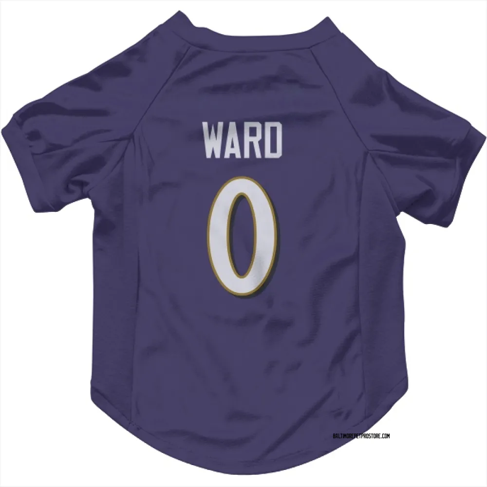 Baltimore Ravens Jonathan Ward Purple Pet Jersey for Dog & Cat