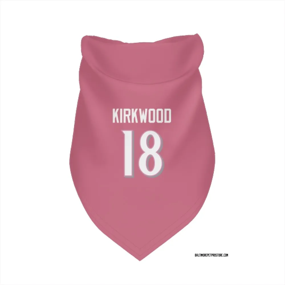 Baltimore Ravens Keith Kirkwood Pink Pet Bandana for Dog & Cat
