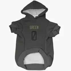 Baltimore Ravens Kenyon Green Black Service Pet Hoodie for Dog & Cat