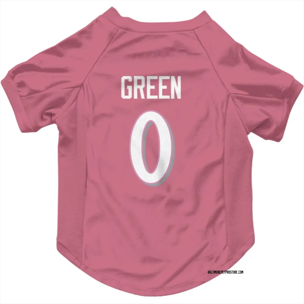 Baltimore Ravens Kenyon Green Pink Pet Jersey for Dog & Cat