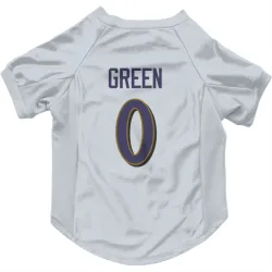 Baltimore Ravens Kenyon Green White Pet Jersey for Dog & Cat