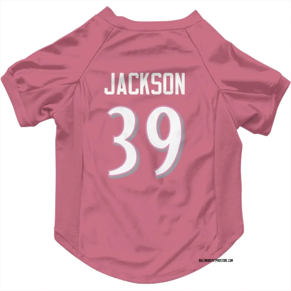 Baltimore Ravens Keondre Jackson Pink Pet Jersey for Dog & Cat