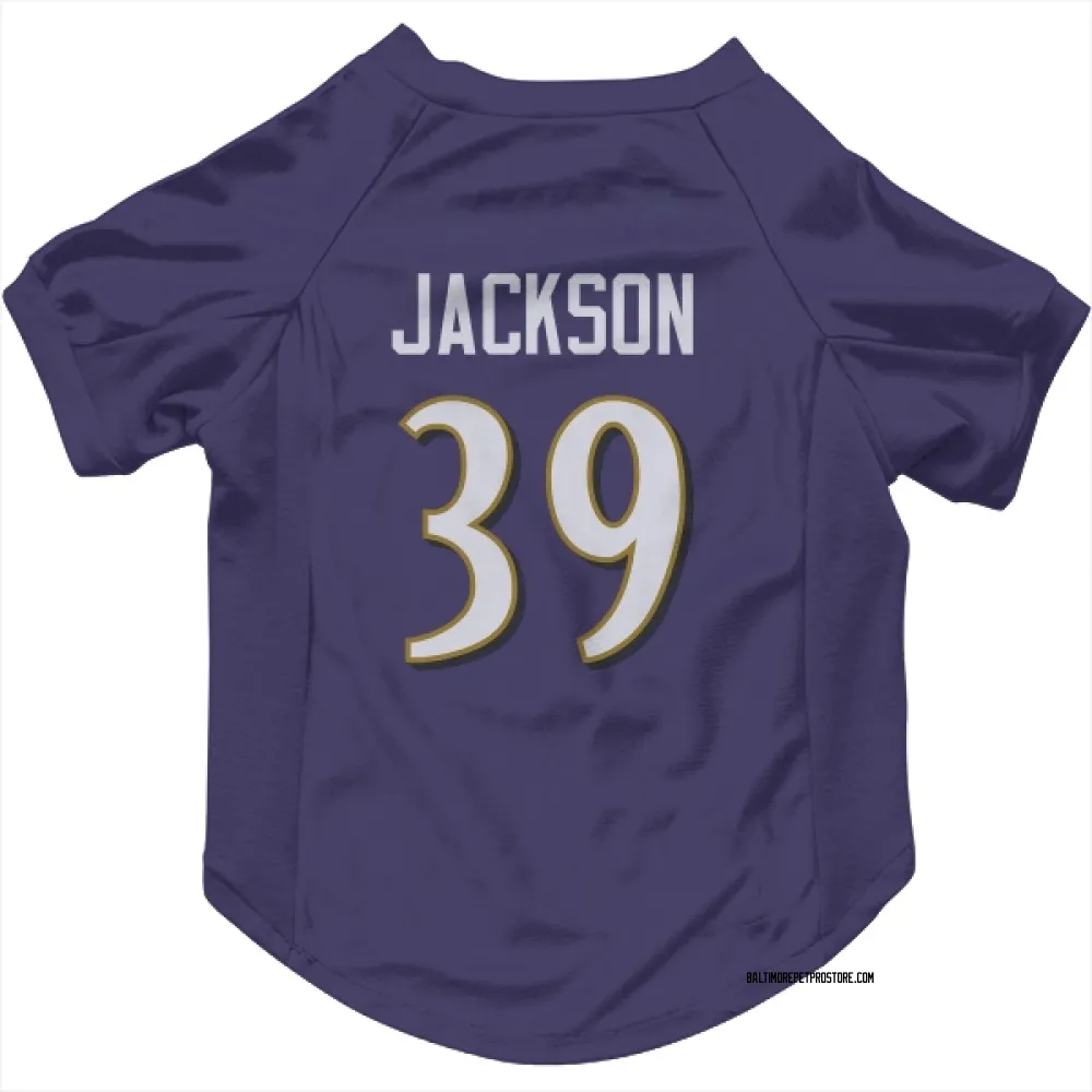 Baltimore Ravens Keondre Jackson Purple Pet Jersey for Dog & Cat