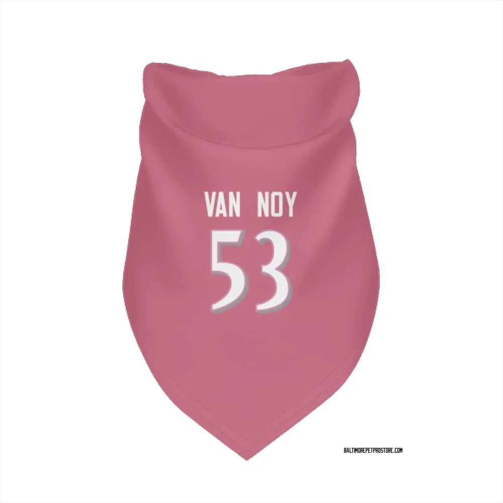 Baltimore Ravens Kyle Van Noy Pink Pet Bandana for Dog & Cat