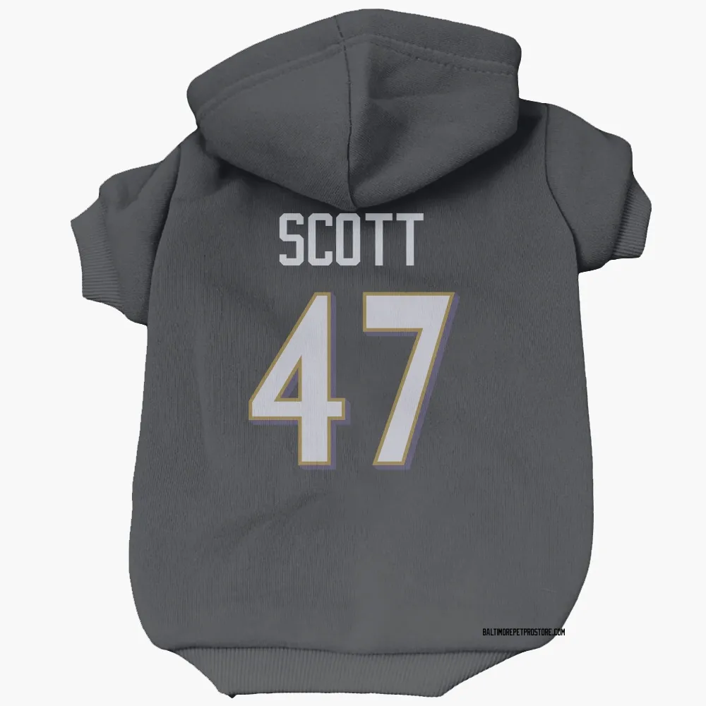 Baltimore Ravens Lucas Scott Black Pet Hoodie for Dog & Cat