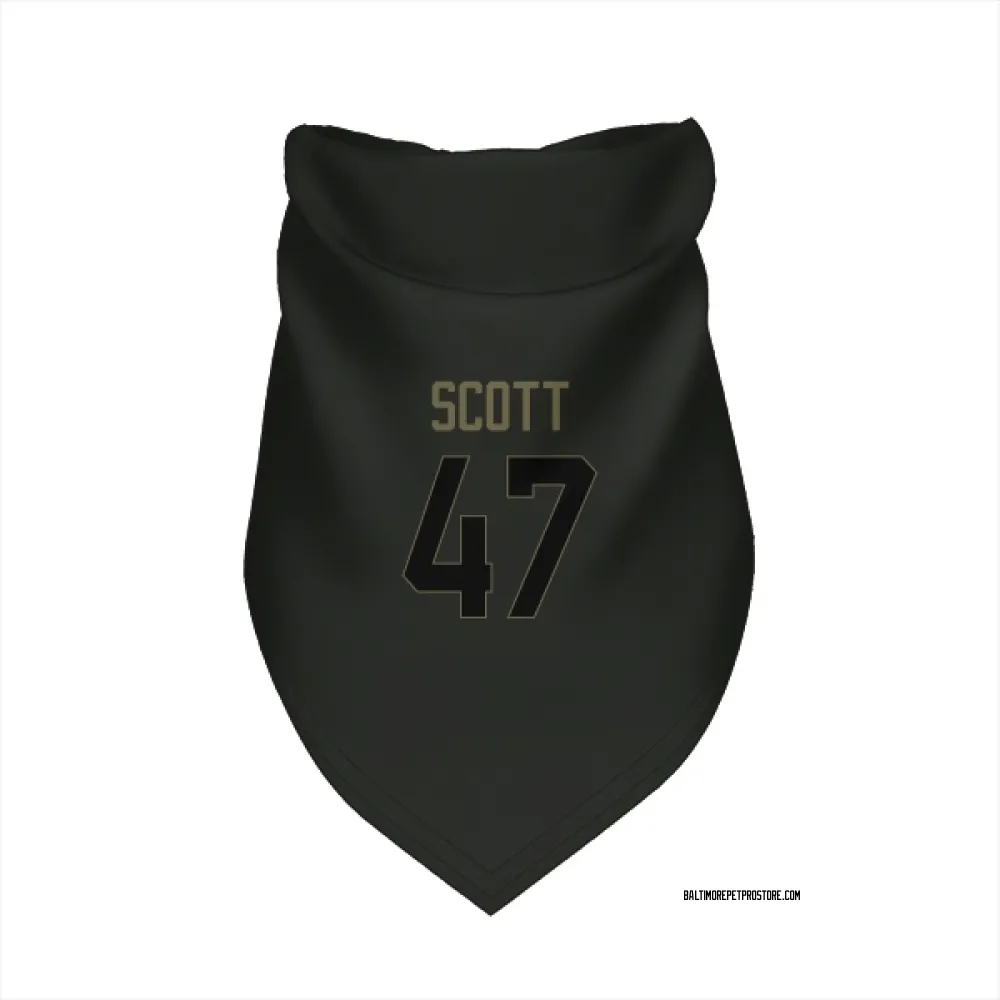 Baltimore Ravens Lucas Scott Black Service Pet Bandana for Dog & Cat