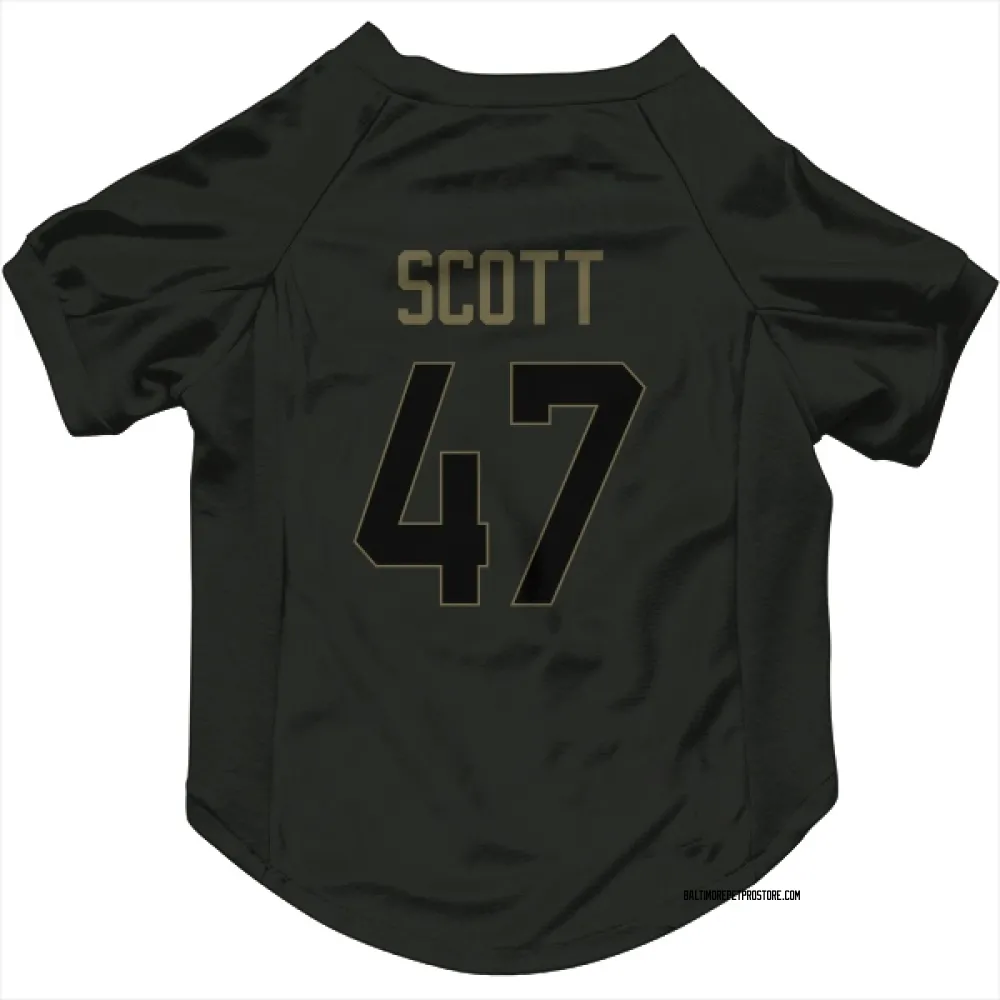 Baltimore Ravens Lucas Scott Black Service Pet Jersey for Dog & Cat