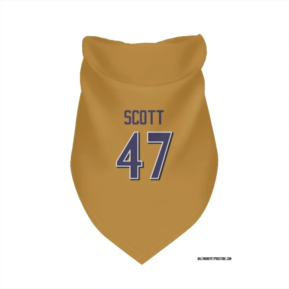 Baltimore Ravens Lucas Scott Gold Pet Bandana for Dog & Cat
