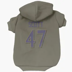 Baltimore Ravens Lucas Scott Olive Pet Hoodie for Dog & Cat